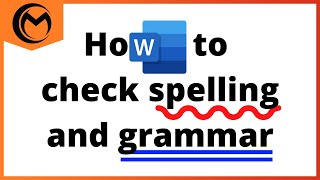 How to check spelling and grammar in Microsoft Word [upl. by Fagaly391]