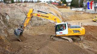 LIEBHERR R 926 Works Alone  Materialeinbau Waiblingen Germany 23022017 [upl. by Nadia]