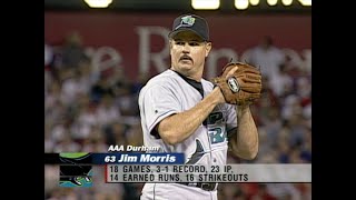 Jim Morris MLB Debut Highlights amp Pitching Mechanics [upl. by Neel]