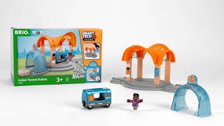 BRIO World  33973 Smart Tech Sound Action Tunnel Station [upl. by Alston]