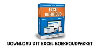 Gratis Excel boekhoudpakket [upl. by Kelda78]