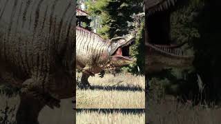 JPOG MOD Acrocanthosaurus VS Carcharodontosaurus in JWE2 jurassicworld jurassicworldevolution2 [upl. by Aryas8]