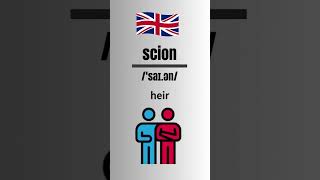 How to Pronounce scion in EnglishBritish Accent britishpronounciation britishaccent [upl. by Jyoti42]