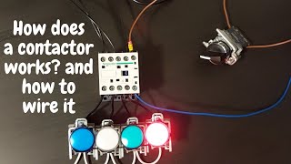 What is a contactor and how to wire it [upl. by Marys253]