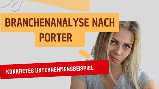 Branchenanalyse nach Porter  5 Wettbewerbskräfte  anhand konkretem Unternehmensbeispiel [upl. by Ibrad896]