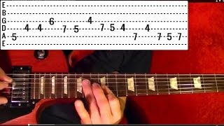 Wipeout Guitar Lesson by The Surfaris [upl. by Aytida]