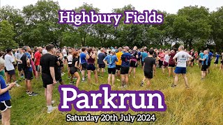 Highbury Fields Parkrun 20072024  Get Ready for 5 Loops😳 [upl. by Necyrb]