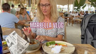 Testujemy restauracje na plaży w Marbelli  Marbella Vlog [upl. by Arney]