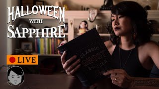 HALLOWEEN LIVE SPECIAL  Stories With Sapphire LIVE  Scary Story Time [upl. by Llennyl]