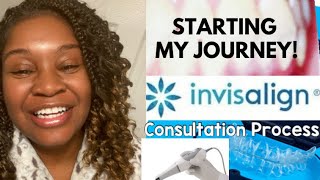 MY INVISALIGN JOURNEY  CONSULTATION invisalign braces teeth straightening aligners [upl. by Eednac]