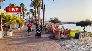 🔴LIVE Tenerife Coastal promenade Walk whats open now and how busy Adeje amp Las Americas [upl. by Lune]