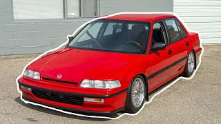 How To Build A 1991 Honda Civic EF Sedan High School Tribute [upl. by Madalena]