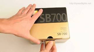 Speedlightsnet Unboxing Nikon SB700 Speedlight Flash [upl. by Langley]