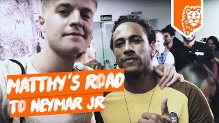 MATTHYS ROAD TO NEYMAR JR in BRAZILIË [upl. by Atnohs]