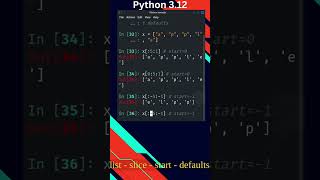 Python 312  full course  list  slicing 4 [upl. by Ahseyk]