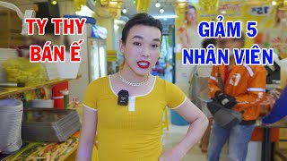 Ty Thy bán ế thông báo giảm 5 nhân viên Ty Thy Vlog Gỏi đu đủ [upl. by Nylinnej]