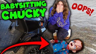 Babysitting CHUCKYBad Idea Carlaylee HD Skit [upl. by Stichter]