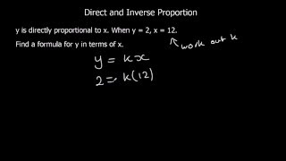 Direct and Inverse Proportion [upl. by Eignat]