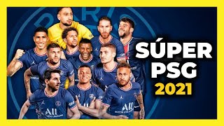 Así será la formación del SÚPER PSG 2021 con Messi Neymar Di María y Mbappé 🏆 [upl. by Shwalb]