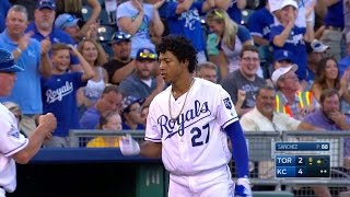 TORKC Mondesi scores Orlando on a triple to right [upl. by Conlin944]