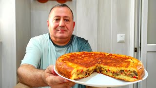 Вкуснее Пиццы в 100 раз ПИРОГ на Сковороде с Сочной Начинкой [upl. by Sukul]