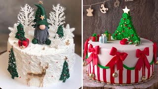 More Amazing Cake Decorating Ideas for CHRISTMAS  Christmas Cake Decorating Compilation [upl. by Che]