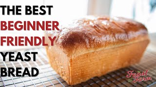 How to make a loaf of bread from scratch Beginner friendly [upl. by Nioe]