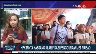 Tanggapan Bobby amp Update Kaesang Diminta KPK Klarifikasi Penggunaan Jet Pribadi [upl. by Ahsrats]