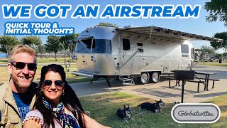 Our new 2022 Airstream Globetrotter  Hows it compare to our Class C [upl. by Ott]