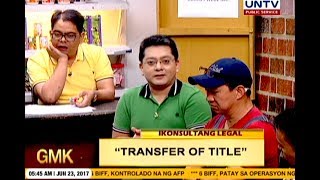 Deed of Donation in Transfer of Titles  Ikonsultang Legal [upl. by Catherina]