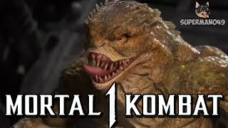 PLAYING WITH REPTILE amp MORE  Mortal Kombat 1 quotReptilequot gameplay [upl. by Glori442]