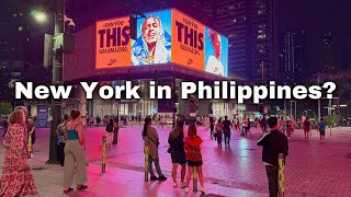 Is BGC the Philippines Version of New York Night Walk Through BGC in Metro Manila [upl. by Zapot]