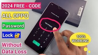 2024 FREE  All Oppo Reset Password How to fix forgot lockscreen Password Any Oppo Phone [upl. by Koy]