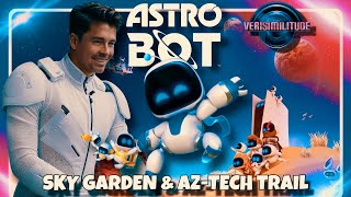 ASTROBOT PLAYSTATION 5 EDITION FIRST PLAY ON DAY OF RELEASE SKY GARDEN amp AZTECH TRAIL [upl. by Nirhtak]