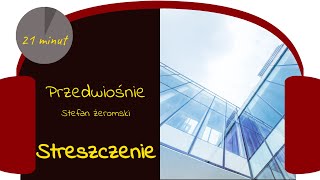 Przedwiośnie S Żeromski streszczenie najważniejsze wątki 🎧📖 [upl. by Tavie]