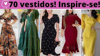 Vestidos tendência MODA EVANGÉLICA 2022 [upl. by Dnalkrik122]