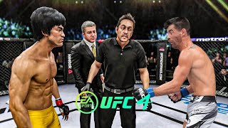 Bruce Lee vs Dominick Cruz  EA Sports UFC 4  Bruce Lee Fight Club 🔥🐲 [upl. by Martinez]