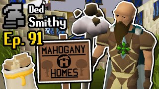 This Setup Makes Construction So Easy  OSRS Ironman Progress 91  Ded Smithy [upl. by Town]