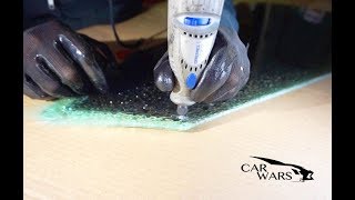 What will happen if I drill tempered glass  EXPLOSION [upl. by Fredek96]