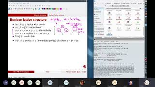 13Boolean Lattices and Boolean Algebra03022021 [upl. by Sofia]