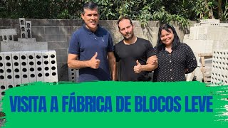 VISITA DO AMIGO PACHECO A FÁBRICA DE BLOCODB BLOCOS CONCRETO SUSTENTÁVEL [upl. by Enomys]