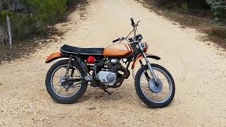 1969 Honda CL175 Walkaround and Ride [upl. by Yarb]