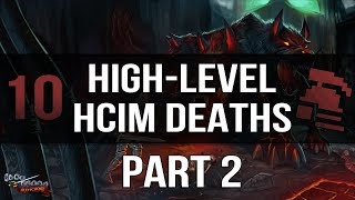 10 of the Highest Leveled HCIM Deaths in OSRS PART 2 [upl. by Delbert]