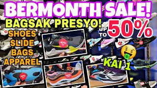 BERMONTH SALE up to 50 ORIG SHOES JORDAN NIKE ADIDAS ANTABAGSAK PRESYO [upl. by Ramad]