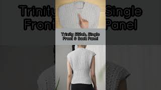 How to Crochet a Modern Top in 4 Easy Steps crochet crochettutorial crochetpattern crocheting [upl. by Levey]