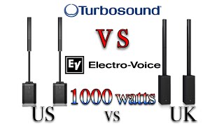 Electro Voice Evolve 50 and Turbosound IP1000 [upl. by Elleirol935]