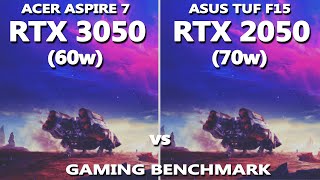 Asus Tuf F15 i510th gen 10200H VS Acer Aspire 7 i512th gen 12450H Ultimate gaming laptop comparison [upl. by Gard589]