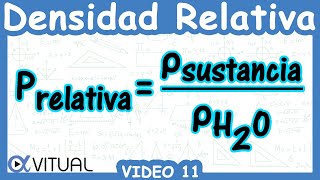 ➡️ Densidad Relativa  Video 11 [upl. by Syah772]