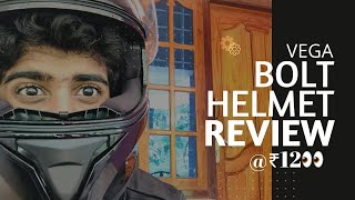 Vega Bolt Helmet Malayalam Review  Best Budget Helmet  shazinmuhmd [upl. by Kind]