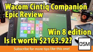 Wacom Cintiq Companion Review 2013 [upl. by Keelia]